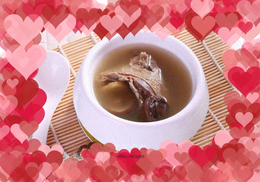 Stewed pigeon cubes with mushrooms