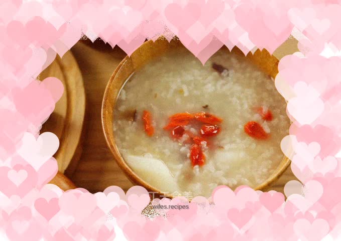 Mi Yue Chuan Japonica rice porridge made in a cast iron pot