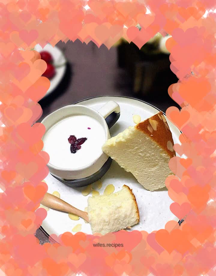 Oil-free yogurt almond cake