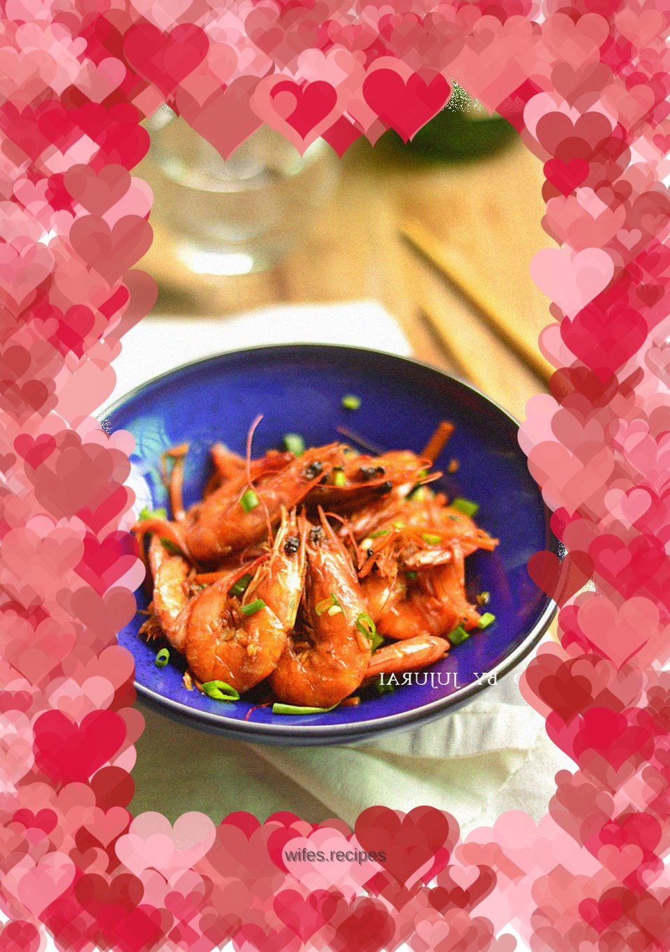 Fish flavored prawns