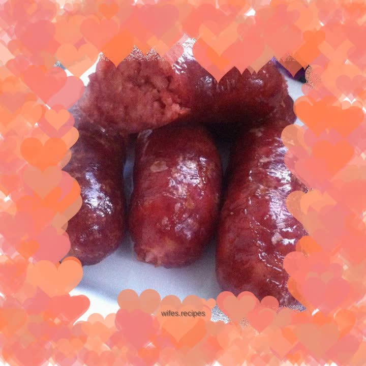 Homemade Garlic Sausage