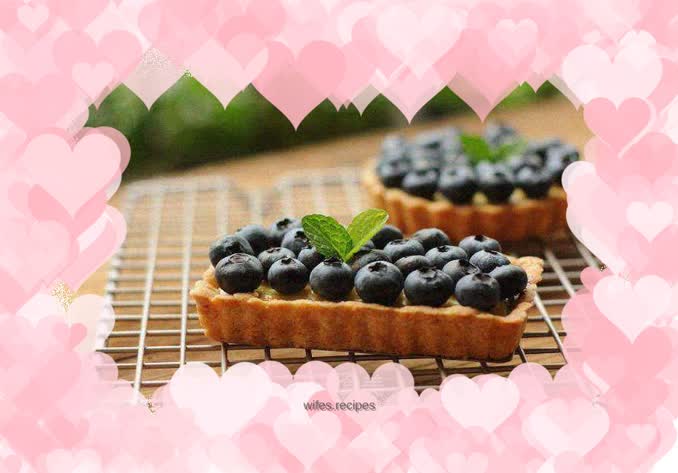 French Blueberry Cheese Tart