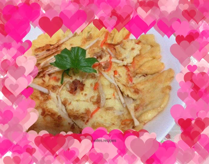 Taro shredded egg pancake [Zixuan’s little freshness]