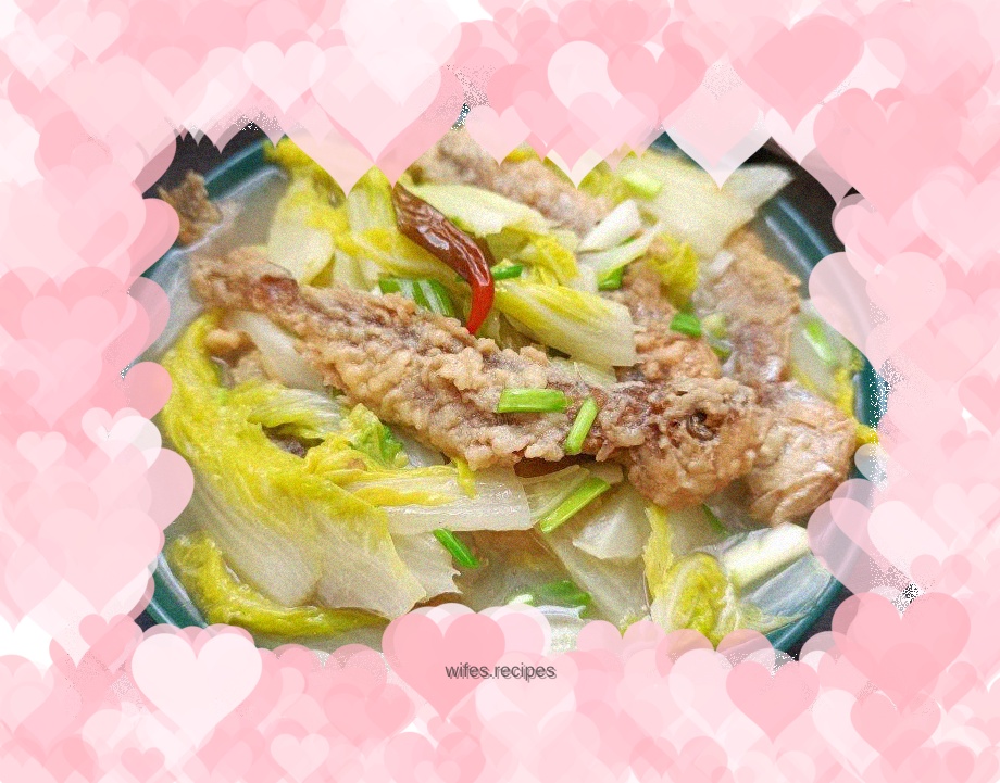 Golden Choy Sum Stewed Fried Fish