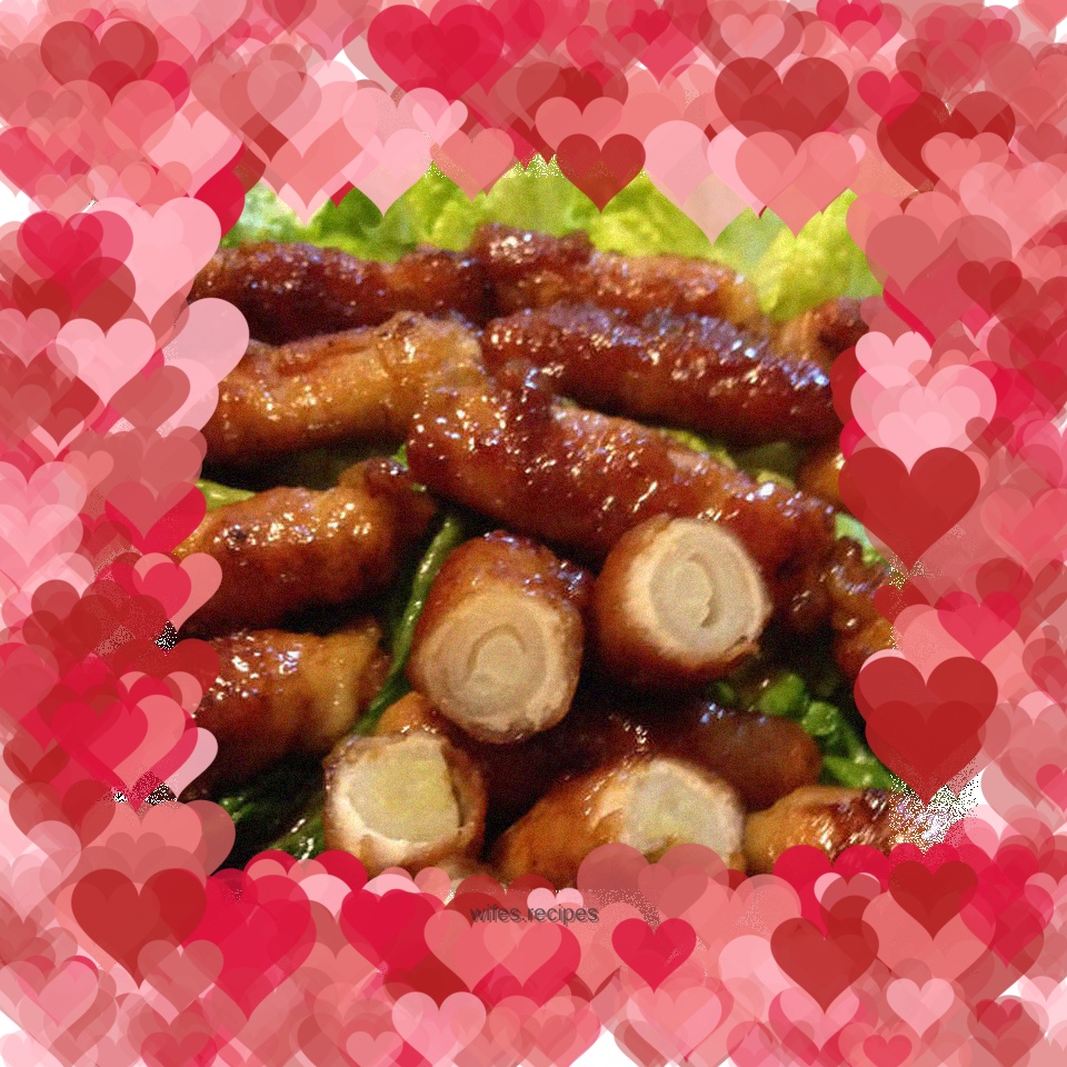 Ginger Honey Pork Rolls