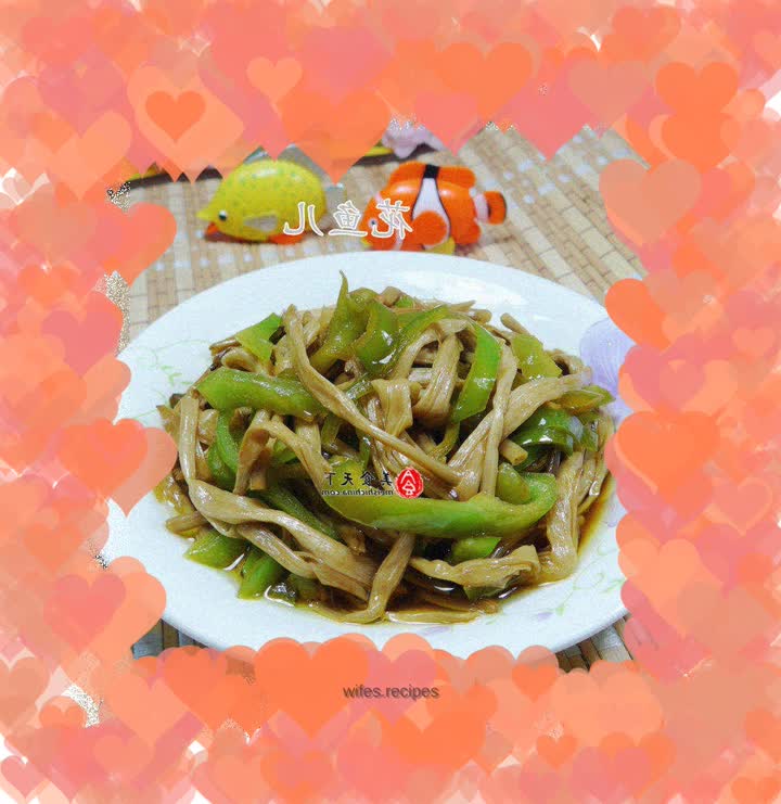 Stir-fried day lily with pepper