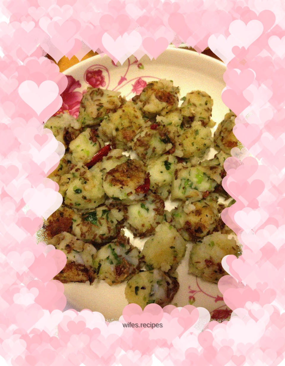 Cumin mashed potato balls