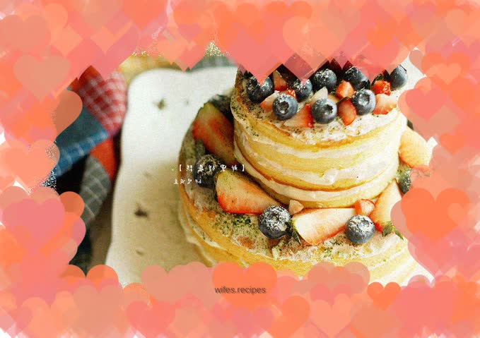 Enjoy a fruit feast: [Fresh Fruit Naked Cake]