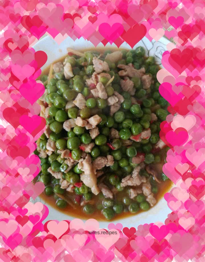 Stir-fried Pork with Peas