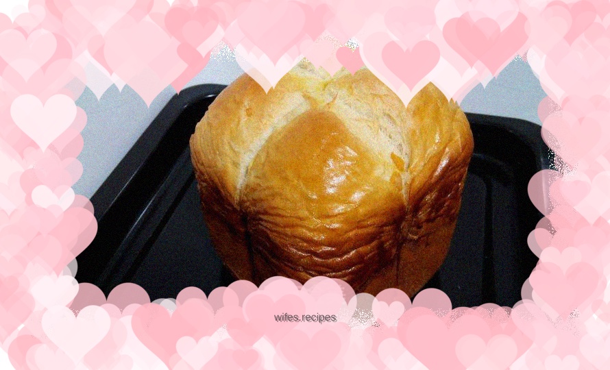 Healthy version of candied orange peel toast made by bread machine with less oil and less sugar