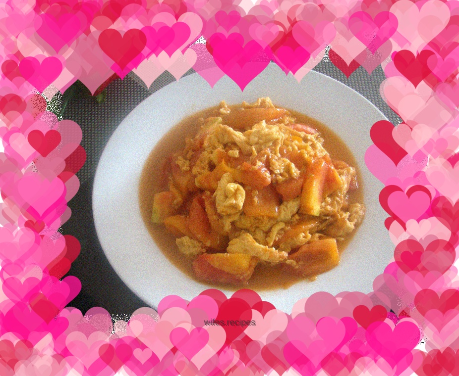 Tomato scrambled eggs