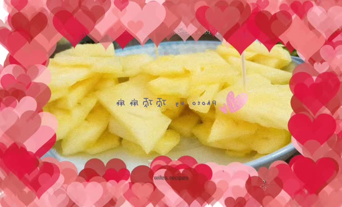 Peel pineapple
