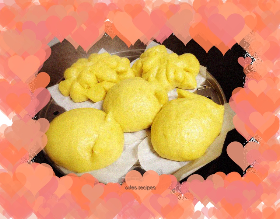 Pumpkin Whole Wheat Steamed Bun·Simple Bread Machine Version