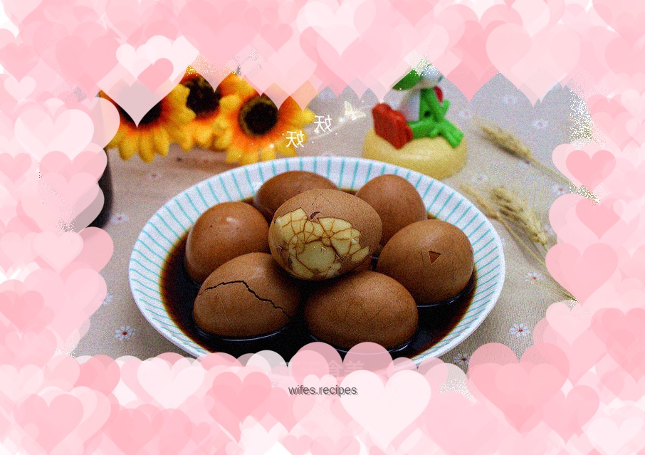 Ice crackled tea eggs