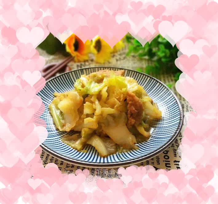 【Shandong】Stir-fried pork with cabbage