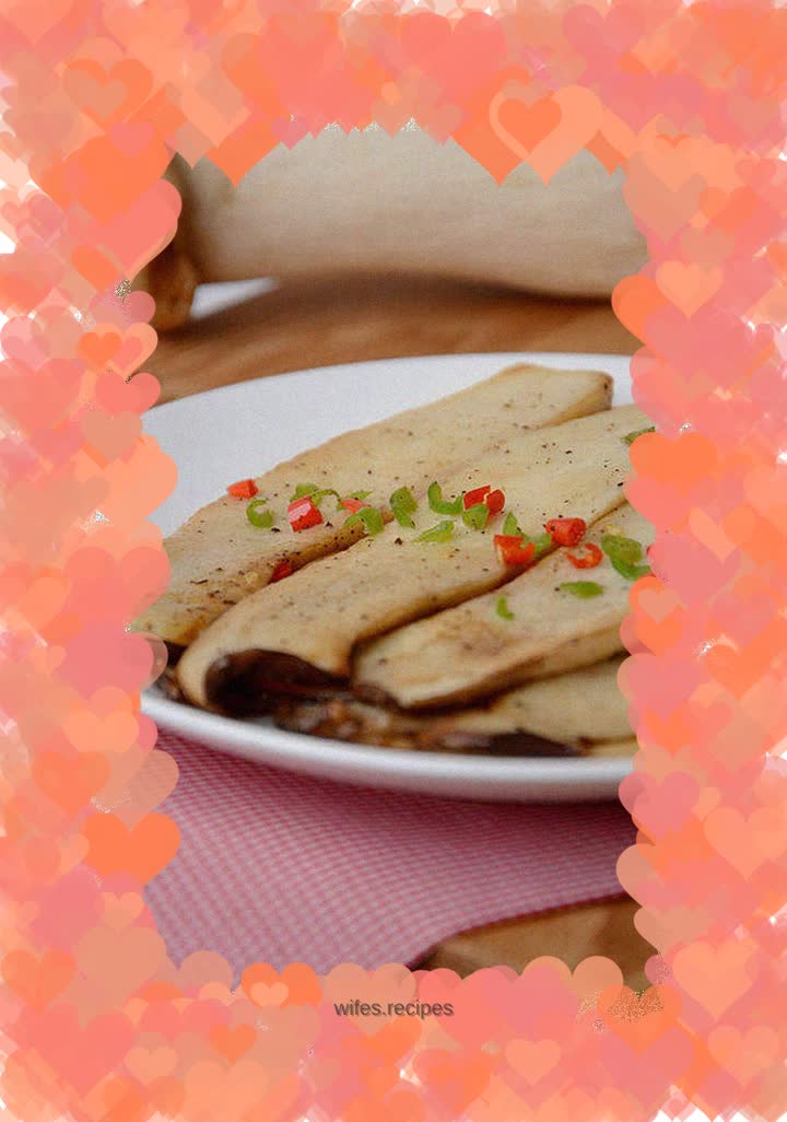 【Salt and Pepper King Oyster Mushroom】--- Make a simple delicious dish