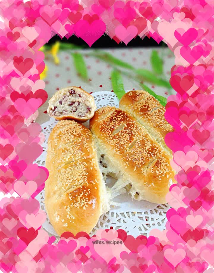 Yogurt honey bean bread