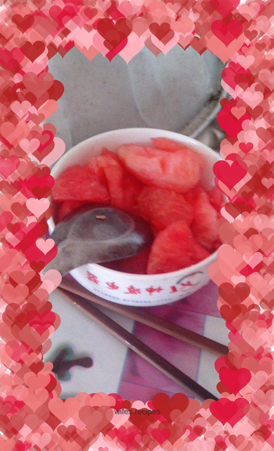 Cool watermelon juice