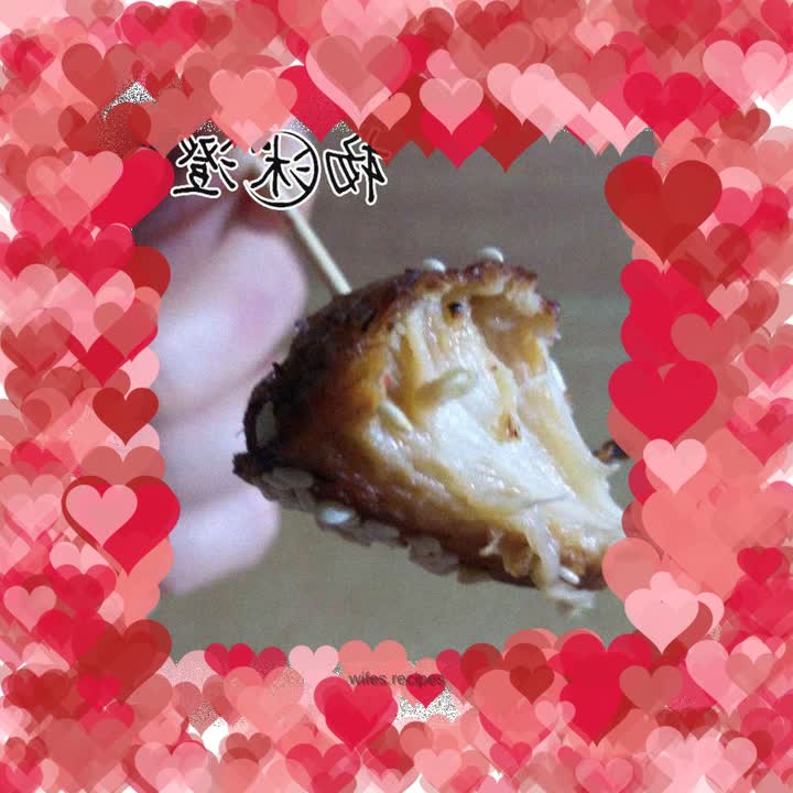 Vegetarian meat that looks just like the real thing - fried hericium