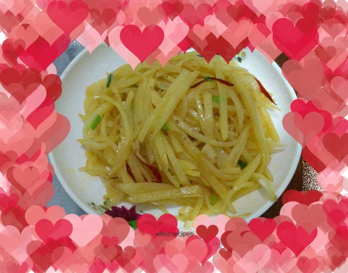 Hot and sour potato shreds