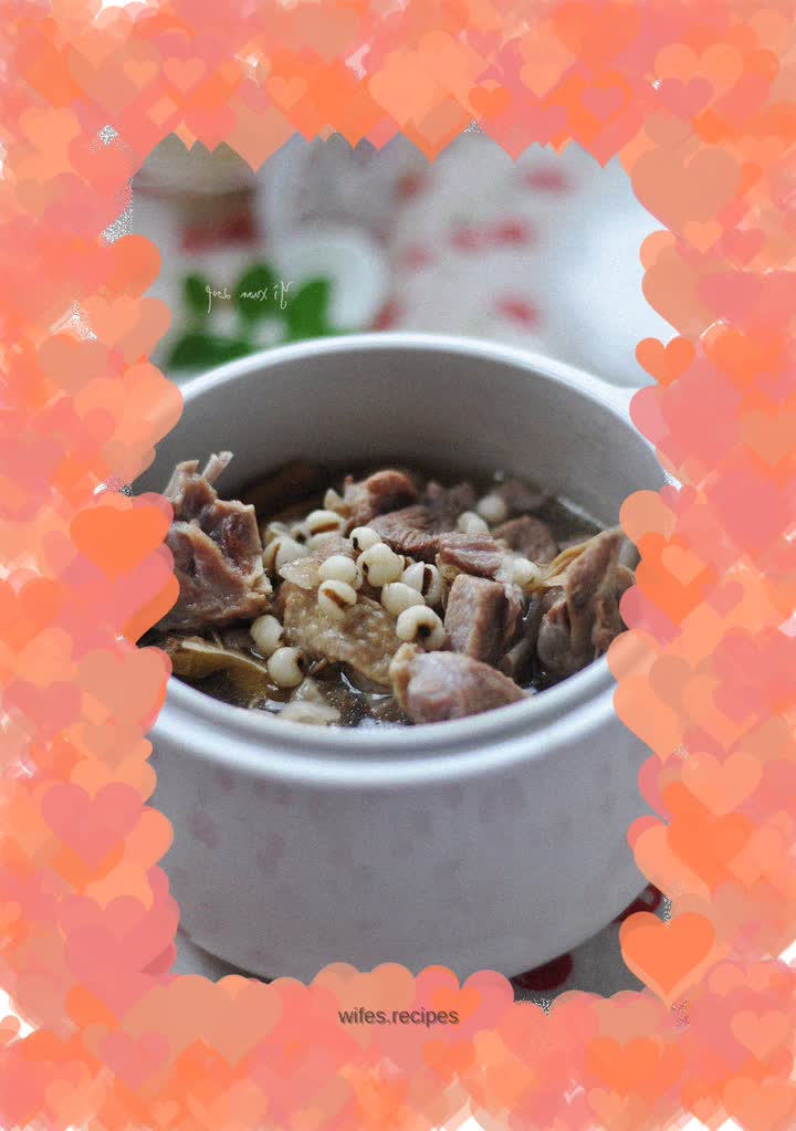 Barley and duck soup