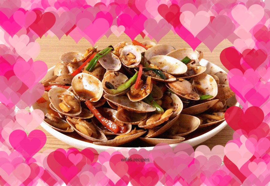 Spicy stir-fried scallops