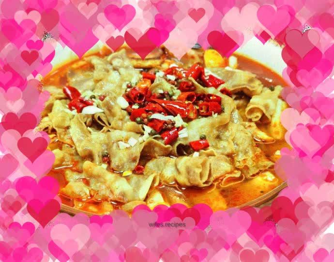 Spicy Boiled Beef Beef Enoki Mushrooms