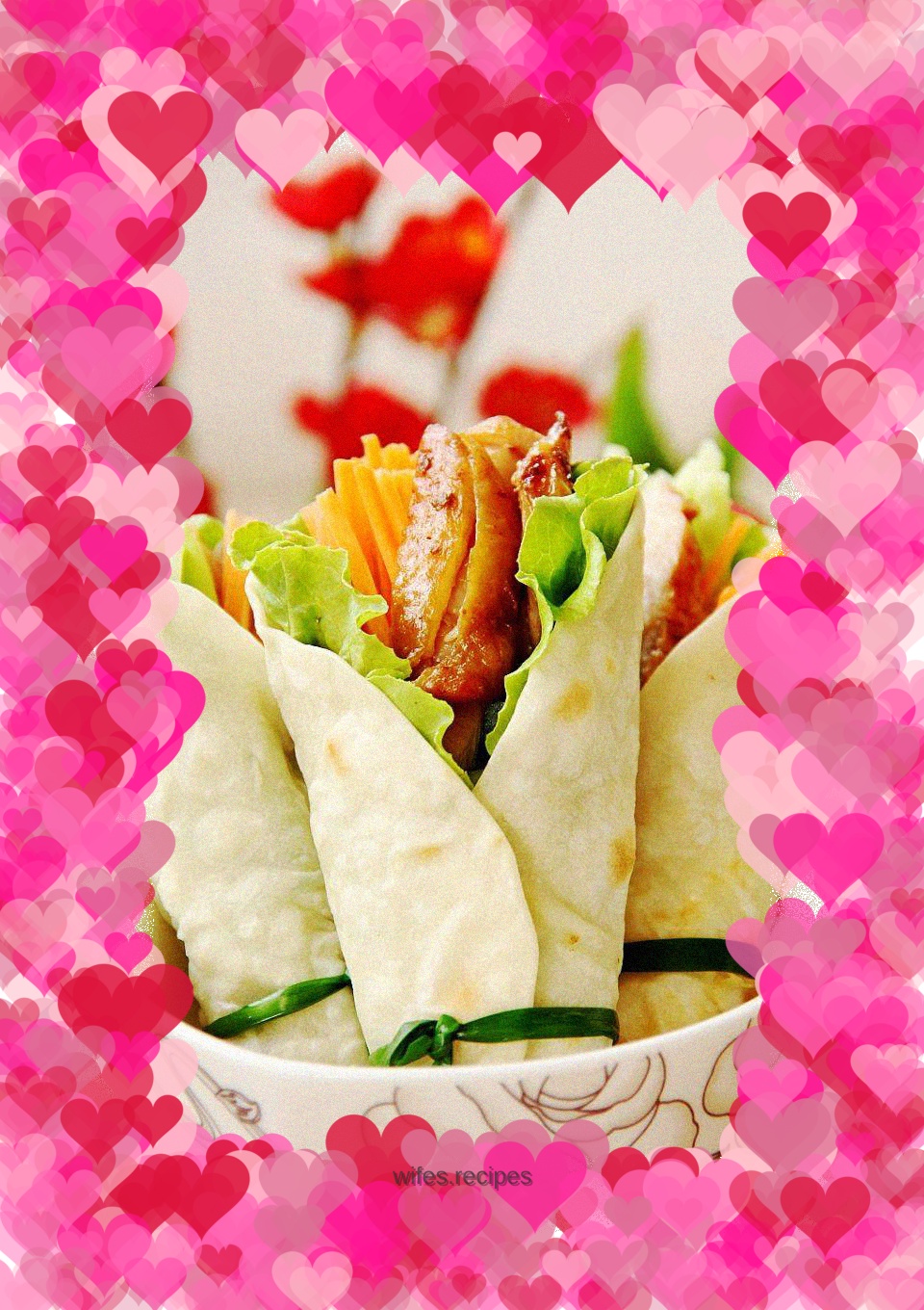 Beijing style chicken roll