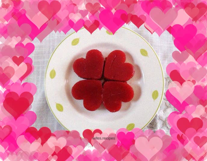 Homemade sweet and sour hawthorn cake