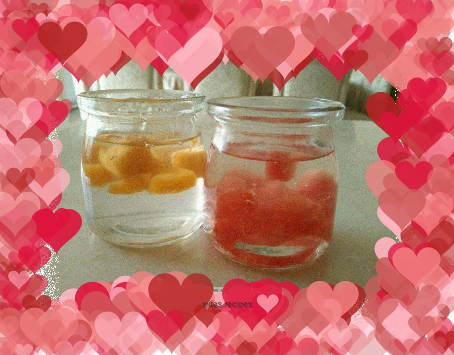 Crystal fruit jelly