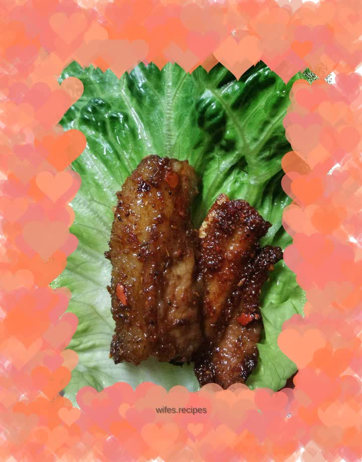 Grilled pork belly