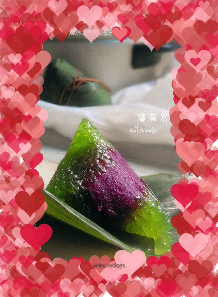 Crystal clear——Purple Sweet Potato Crystal Rice Dumpling