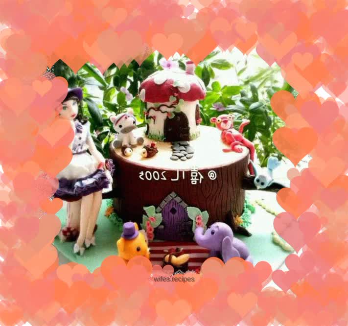 Fondant--Fairy Forest