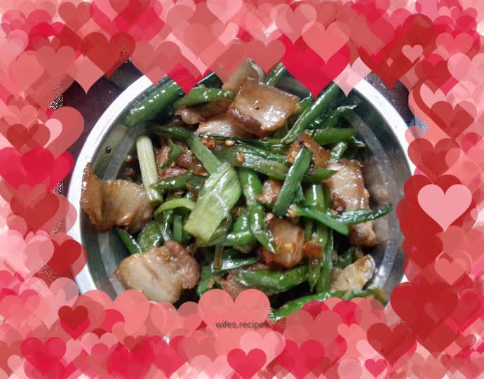 Stir-fried pork with green pepper