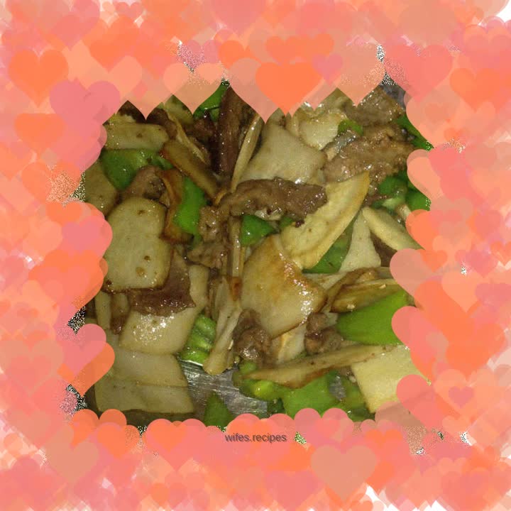 Cumin Stir-fried Pork with Pleurotus Oyster Mushroom