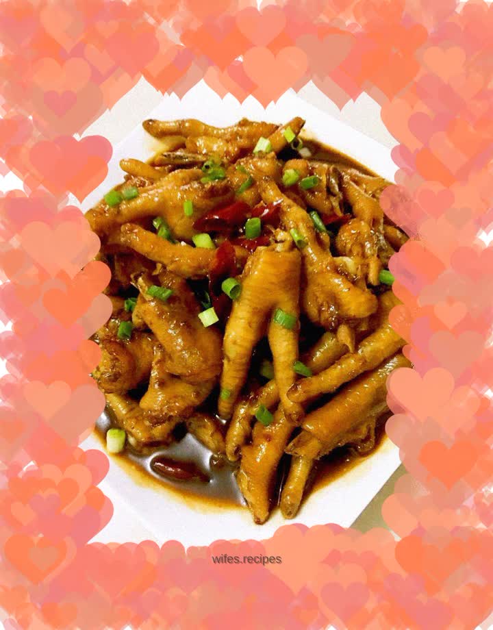 Braised chicken feet