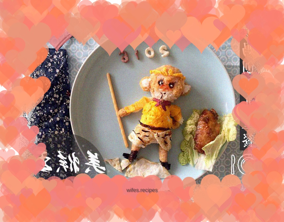 Creative children's meals Monkey King