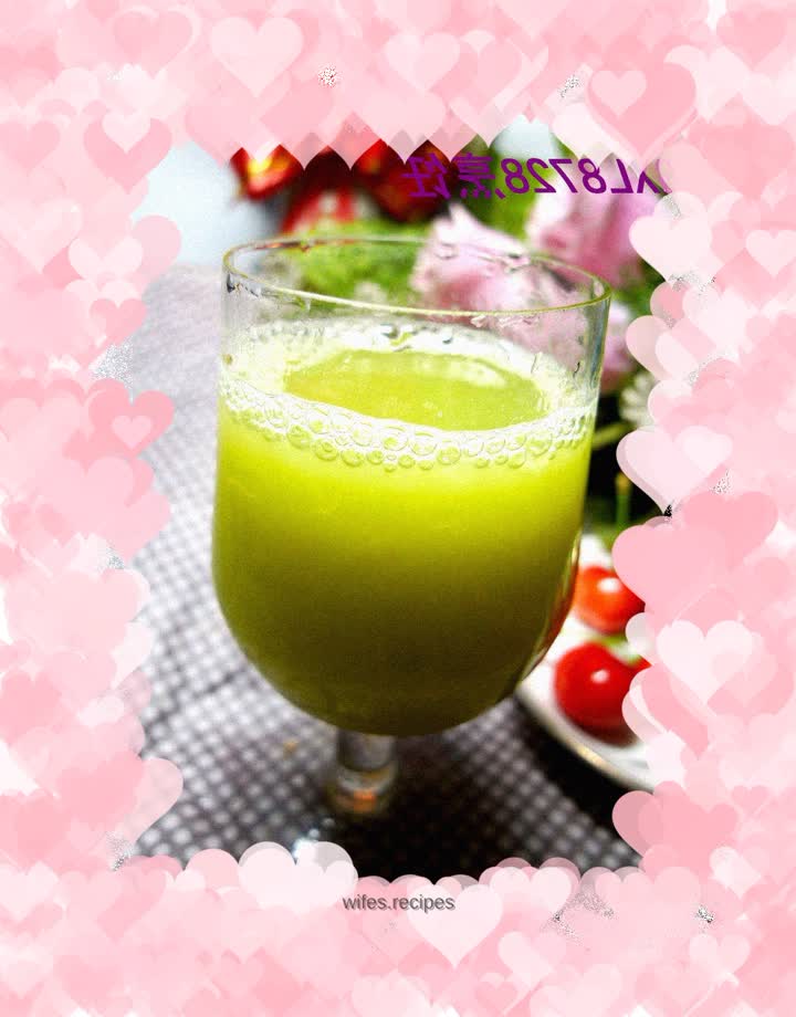 Cucumber cherry juice
