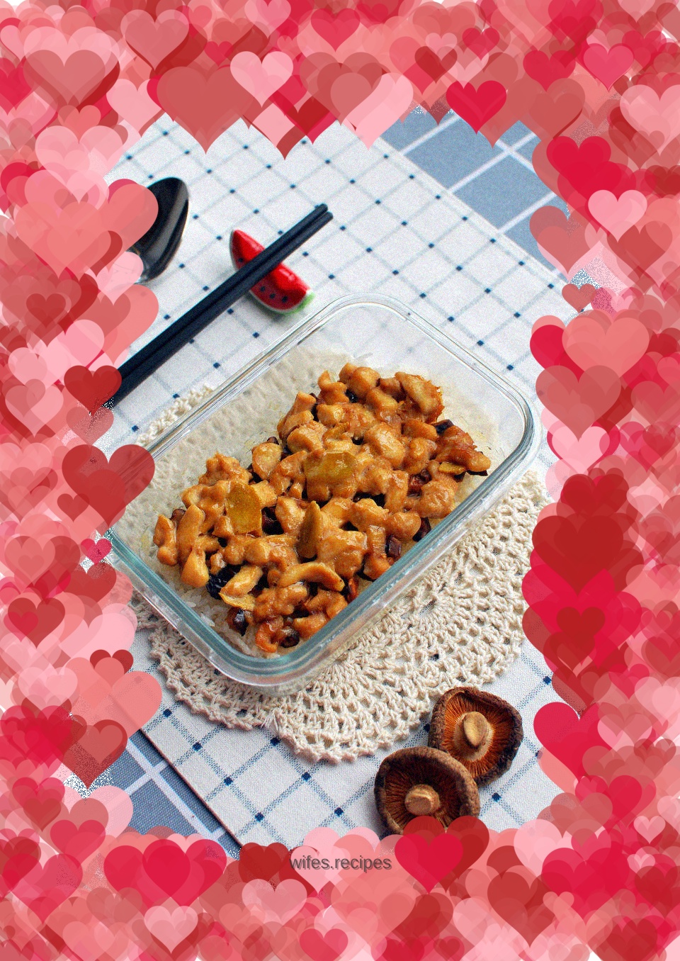 Microwave Mushroom Chicken Rice