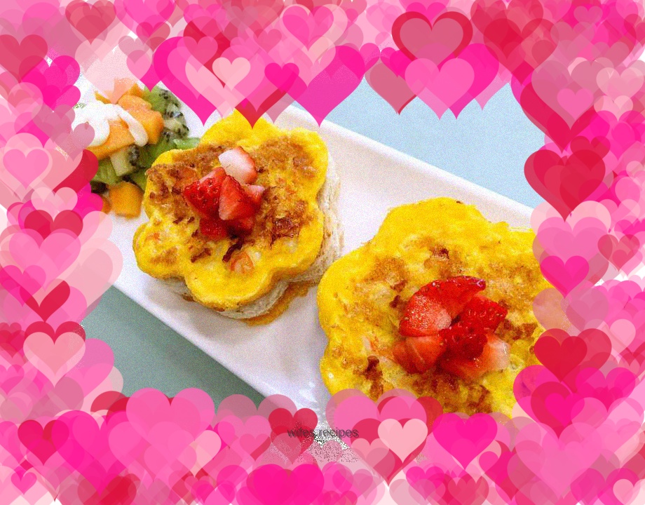 Egg, Shrimp and Plum Blossom Pan