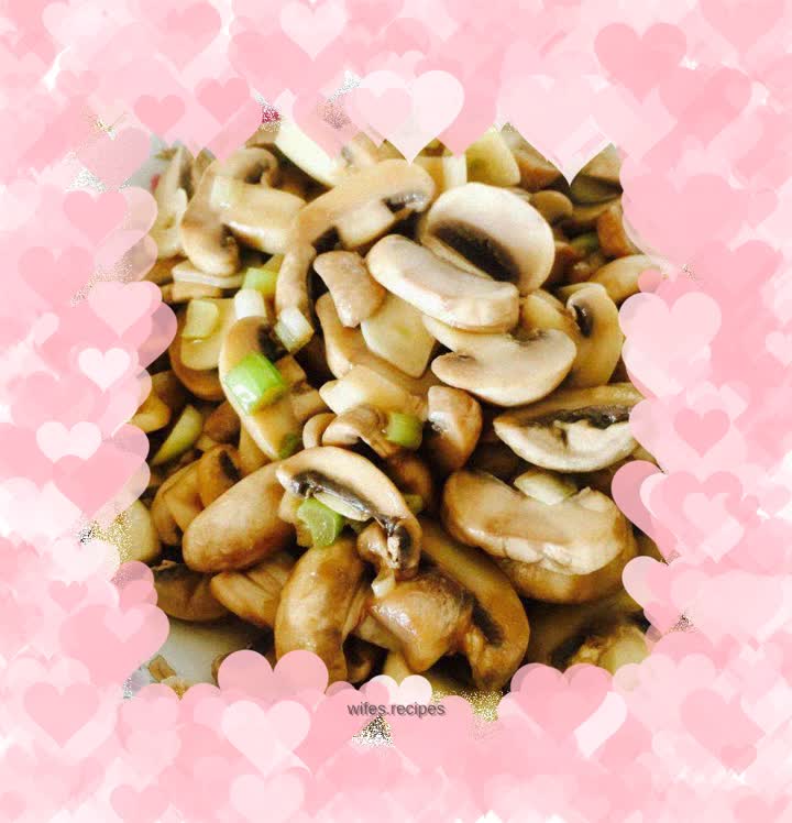 Vegetarian Fried Agaricus bisporus