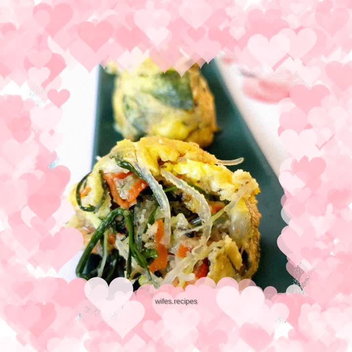 "Spring Wild Vegetables" Small Root Garlic Corn Rice Ball