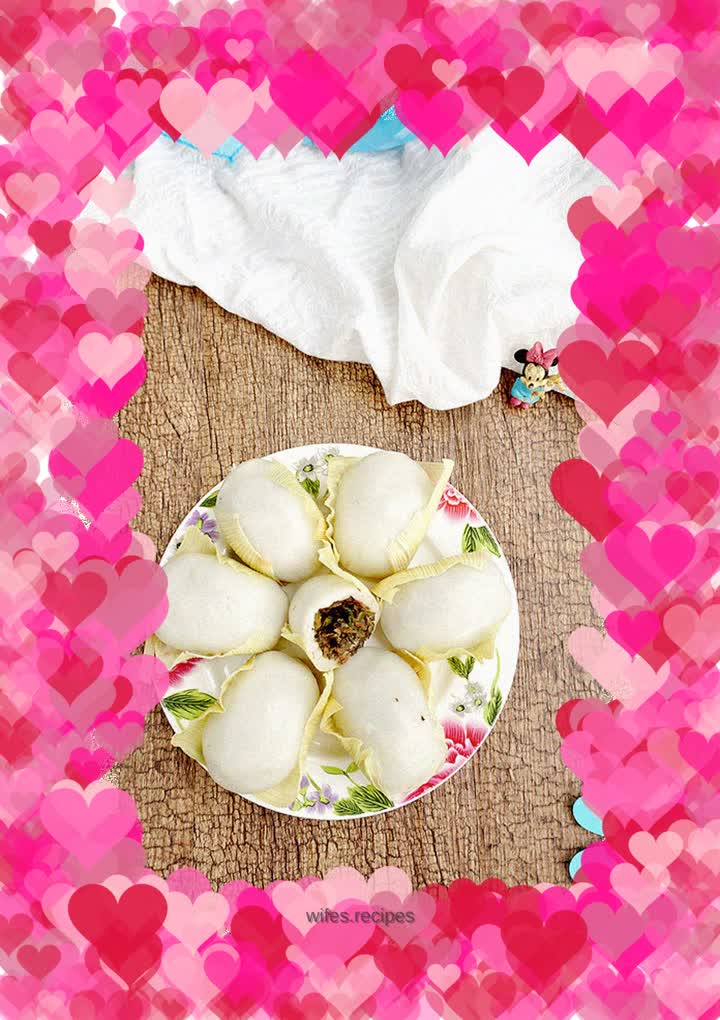 fu Cowpea bacon leaf cake