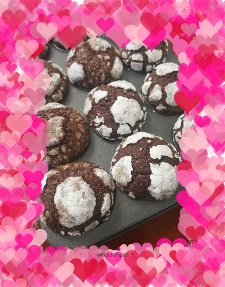 Cocoa Snowflake Cookies