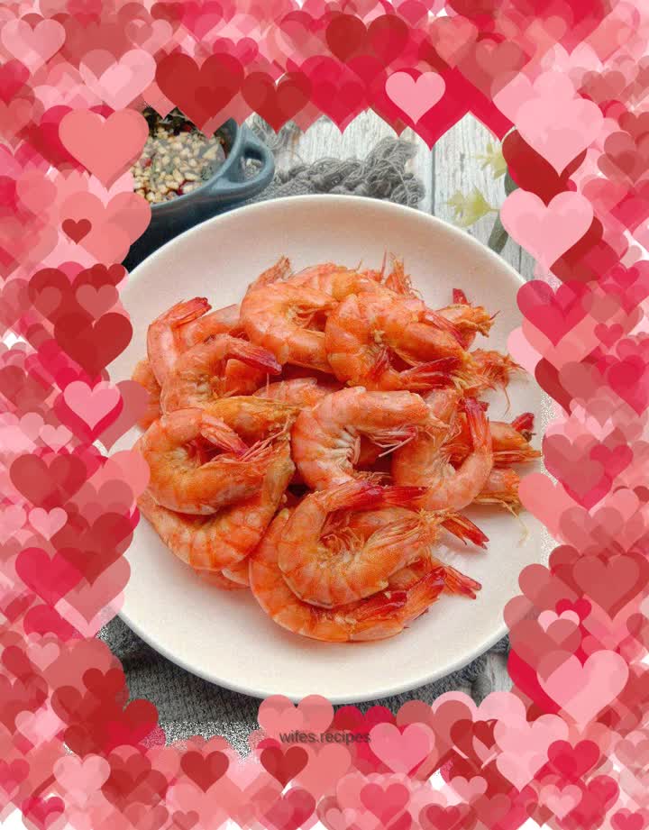 Waterless boiled shrimp