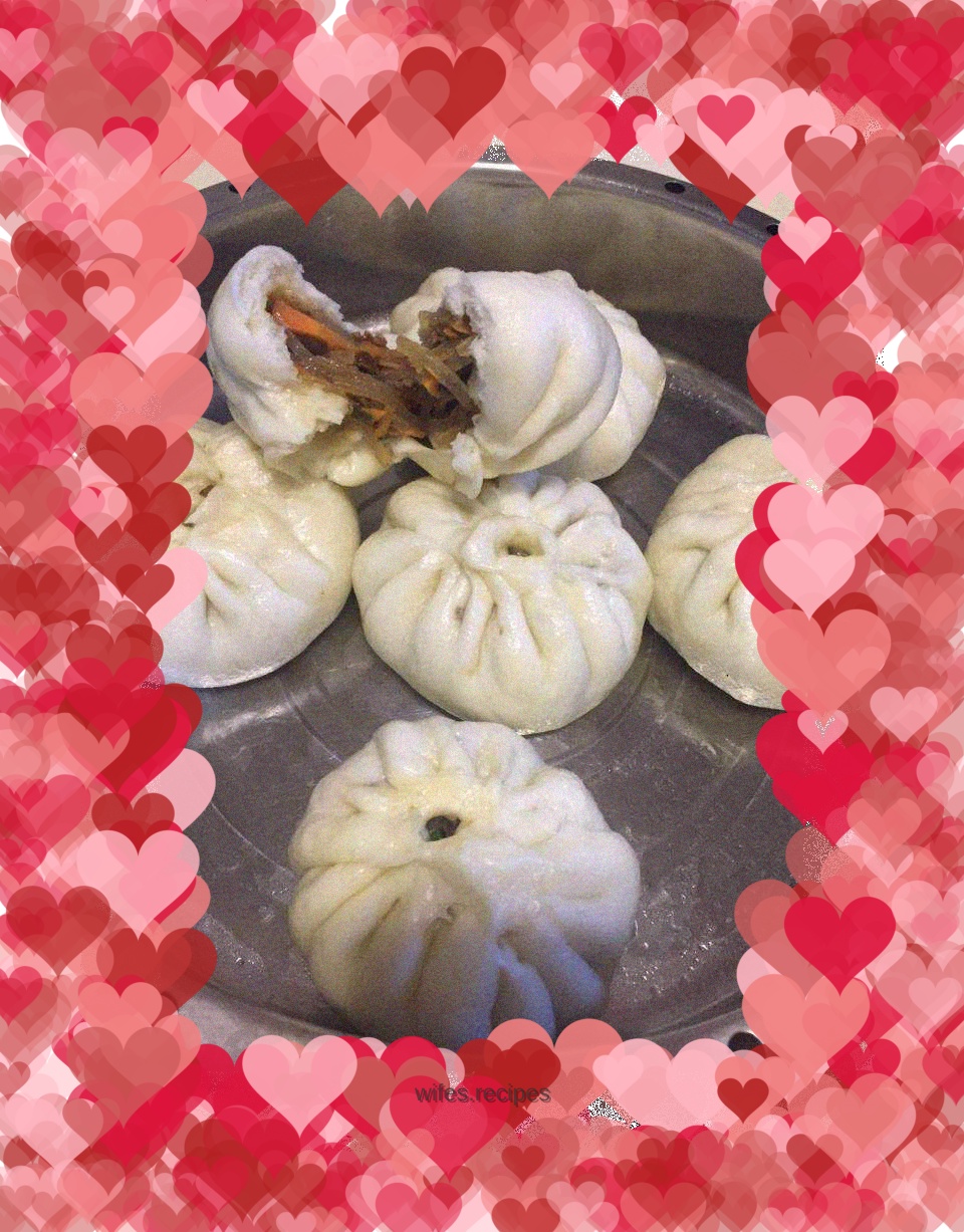 Mushroom Vermicelli Steamed Buns