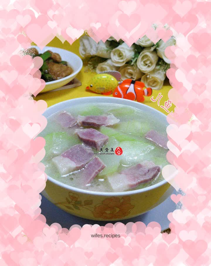 Bacon boiled and bloomed at night