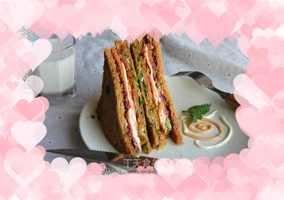 Whole wheat sandwich