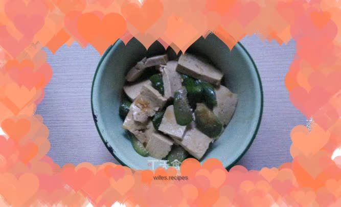 Luffa stewed tofu