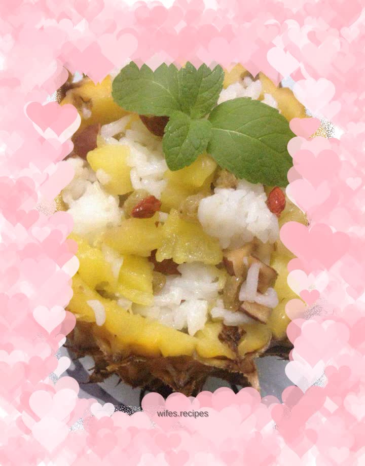 Sweet pineapple rice